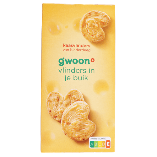 Foto van G'woon Kaasvlinders op witte achtergrond