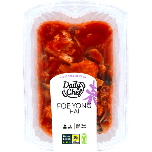 Foto van Daily Chef Foe yong hai op witte achtergrond