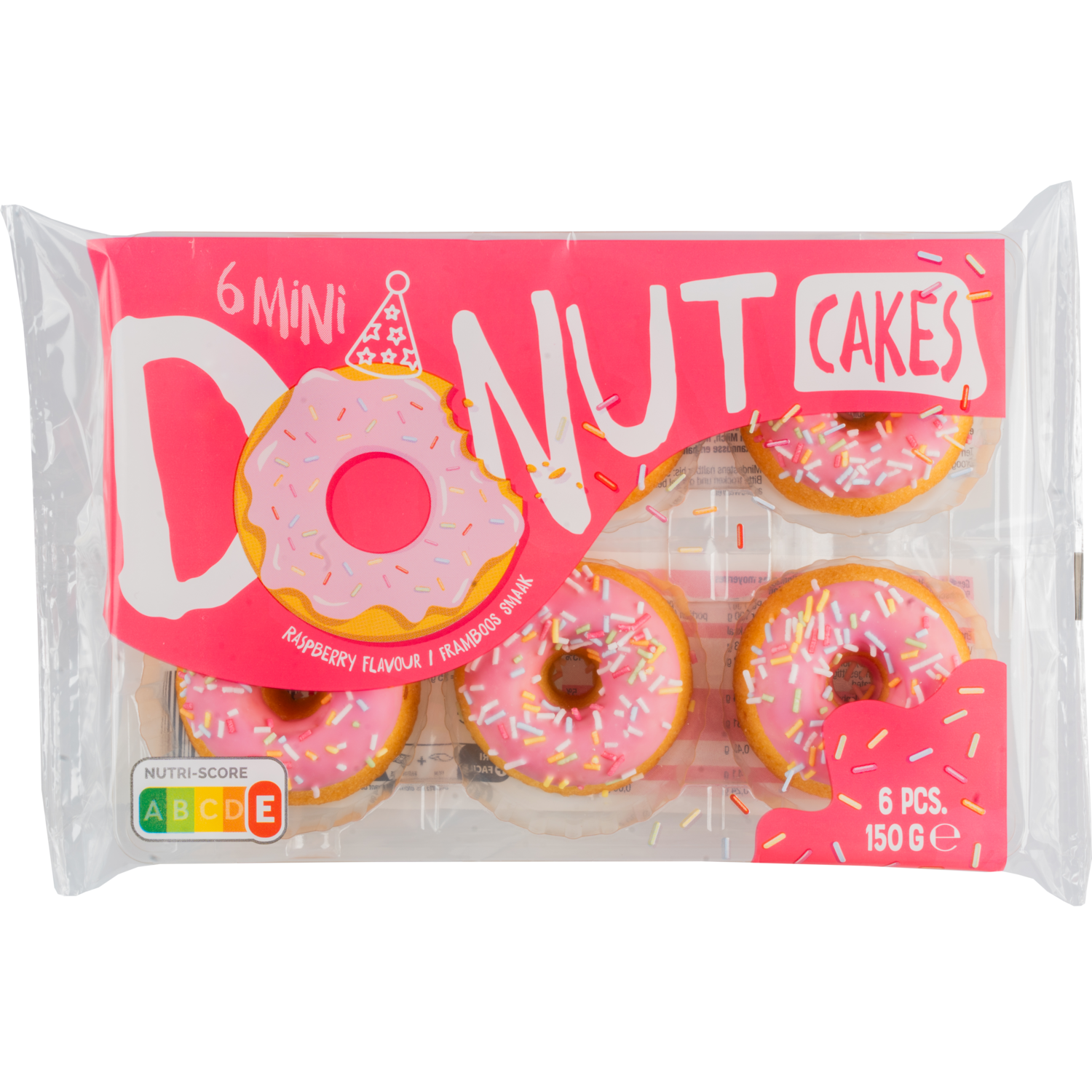 Van Dijk Donut cakejes framboos