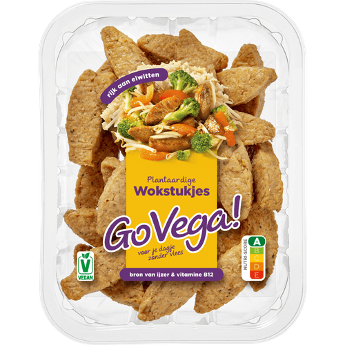 Foto van Go Vega! Wokreepjes op witte achtergrond