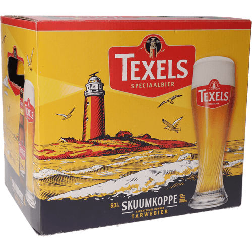 Foto van Texels Skuumkoppe 12x300ml op witte achtergrond