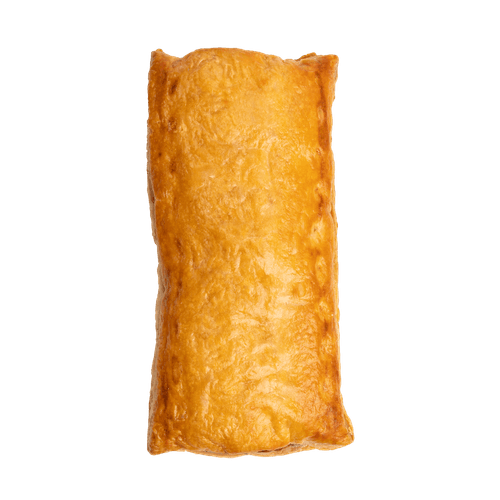 Foto van Vers afbak Saucijzenbroodje op witte achtergrond