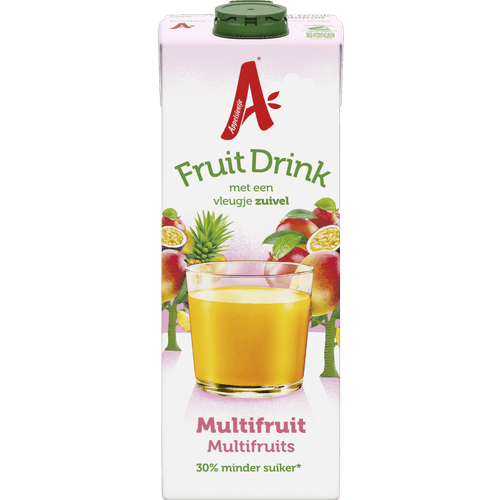 Foto van Appelsientje Fruitdrink multifruit op witte achtergrond