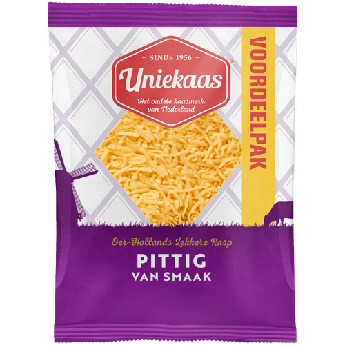 Foto van Uniekaas Rasp pittig op witte achtergrond