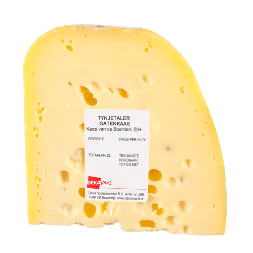 Foto van DekaVers Tynjethaler gatenkaas 50+ stuk op witte achtergrond