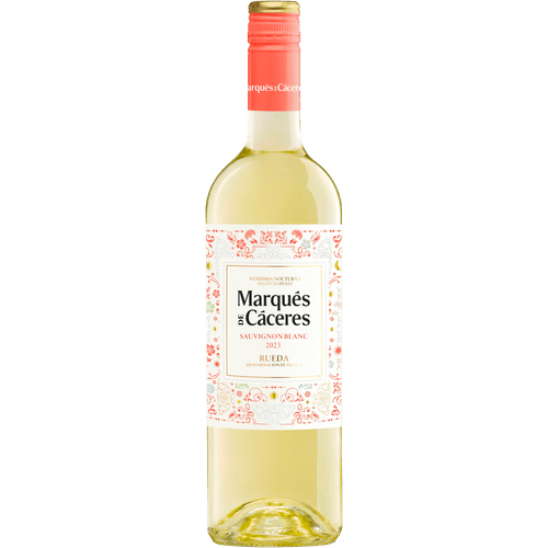 Foto van Marques de Cáceres Sauvignon blanc op witte achtergrond