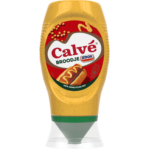 Foto van Calvé Broodje unox saus op witte achtergrond