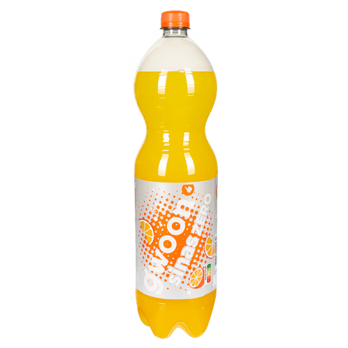 Foto van G'woon Sinas zero added sugar op witte achtergrond