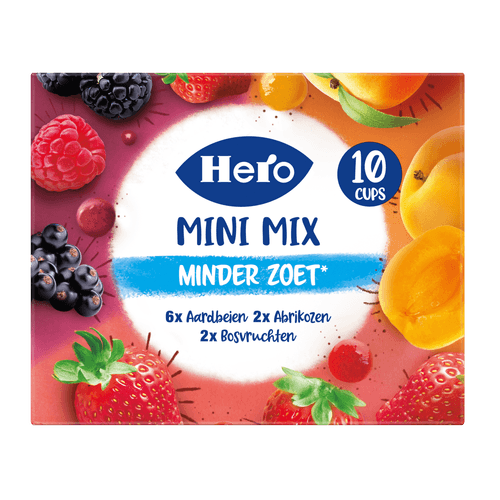 Foto van Hero Jam minder zoet 10 cups op witte achtergrond