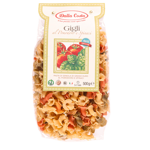 Foto van Dalla Costa Gigli tricolore op witte achtergrond