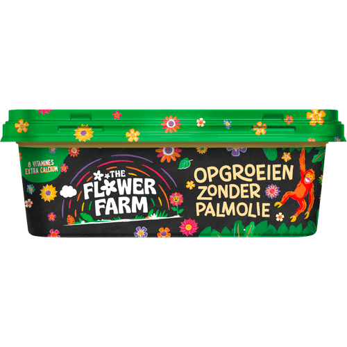 Foto van Flowerfarm Smeren zonder palmolie opgroeien op witte achtergrond