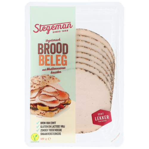 Foto van Stegeman Broodbeleg mediterraans op witte achtergrond
