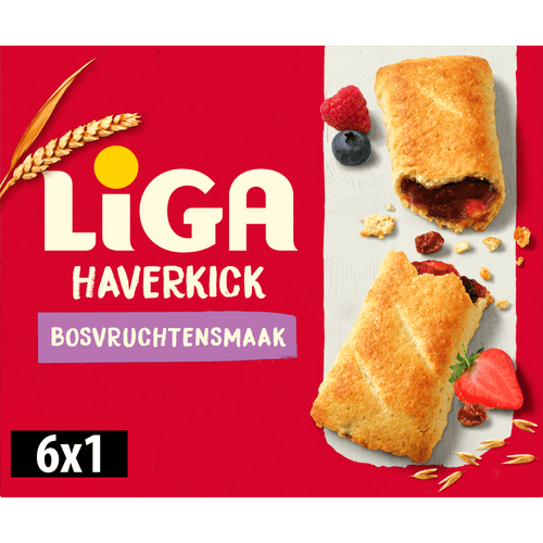 Foto van Liga Haverkick bosvruchten 6 stuks op witte achtergrond