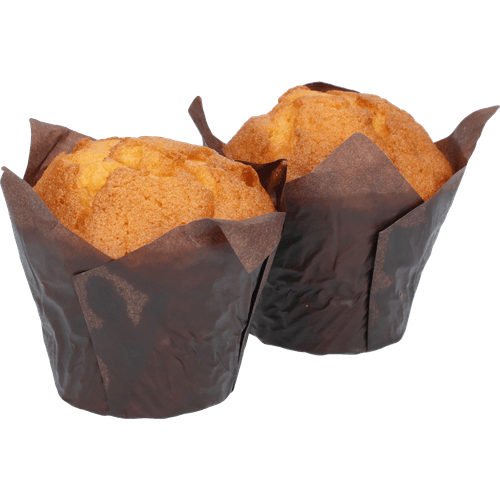 Foto van DekaVers Muffins vanille op witte achtergrond