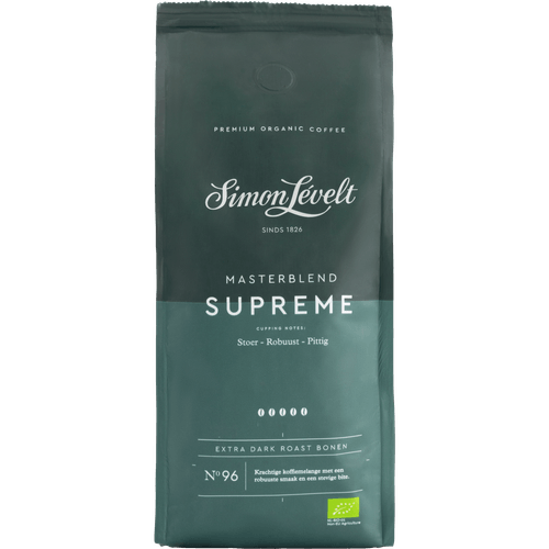 Foto van Simon Levelt Supreme masterblend op witte achtergrond