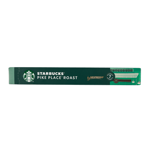 Foto van Starbucks Koffiecups pike place roast lungo medium op witte achtergrond