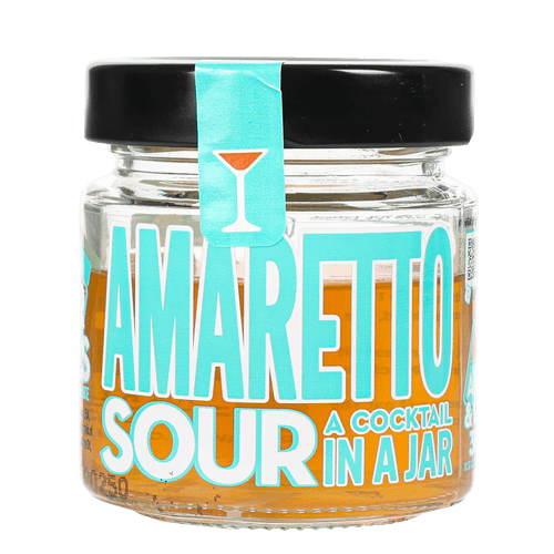 Foto van Jartails Amaretto sour op witte achtergrond