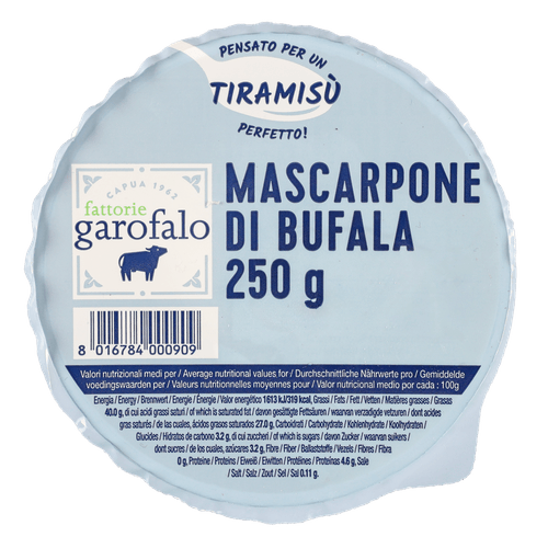 Foto van Garofalo Ricotta di bufala op witte achtergrond