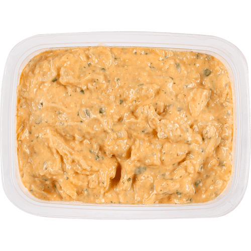 Foto van DekaVers Pulled chicken op witte achtergrond