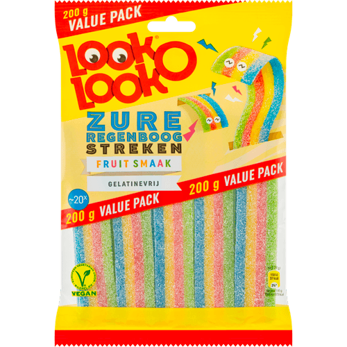 Foto van Look O Look Zure regenboogmatten op witte achtergrond