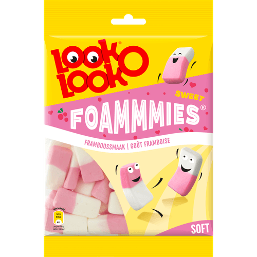 Foto van Look O Look Foamies raspberry op witte achtergrond