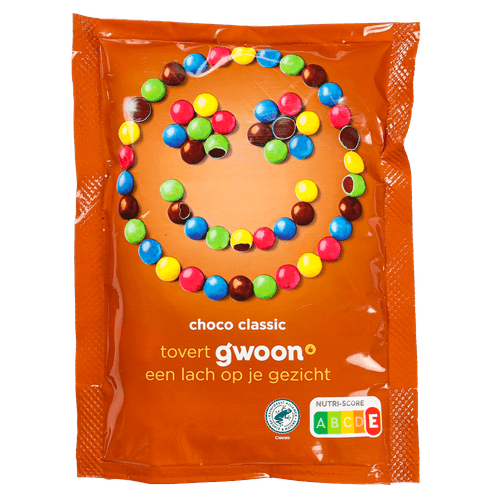 Foto van G'woon Choco classic op witte achtergrond