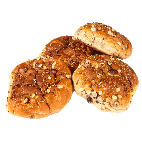 Foto van DekaVers Mueslibollen 4 stuks op witte achtergrond