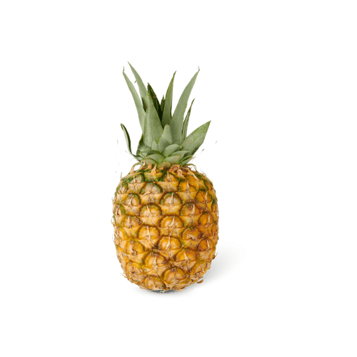 Foto van Ananas op witte achtergrond