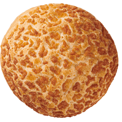 Foto van Vers afbak Tijgerbol wit tarwebroodje op witte achtergrond