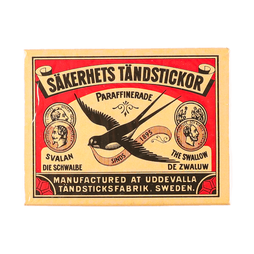 Foto van Zwaluw Lucifers lang op witte achtergrond