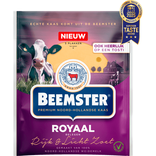 Foto van Beemster Royaal 48+ plakken op witte achtergrond