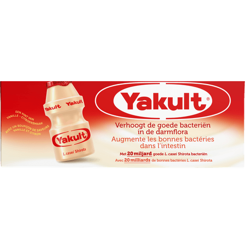 Foto van Yakult Drink original 8 stuks op witte achtergrond