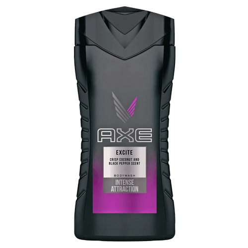 Foto van AXE Douchegel excite op witte achtergrond