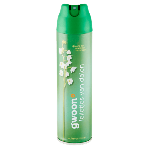 Foto van G'woon Luchtverfrisser lelietjes van dalen op witte achtergrond