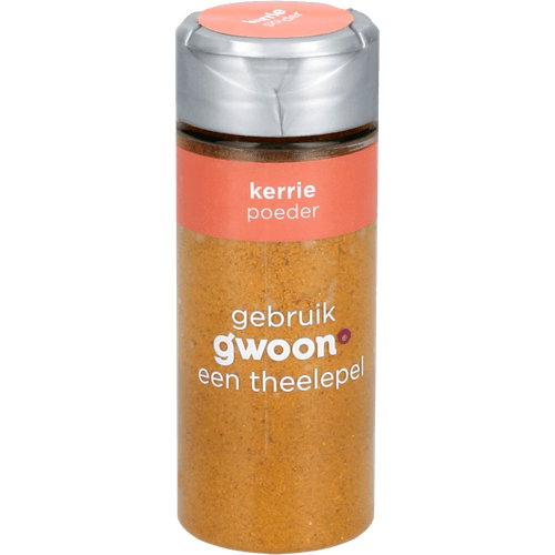 Foto van G'woon Kerriepoeder op witte achtergrond