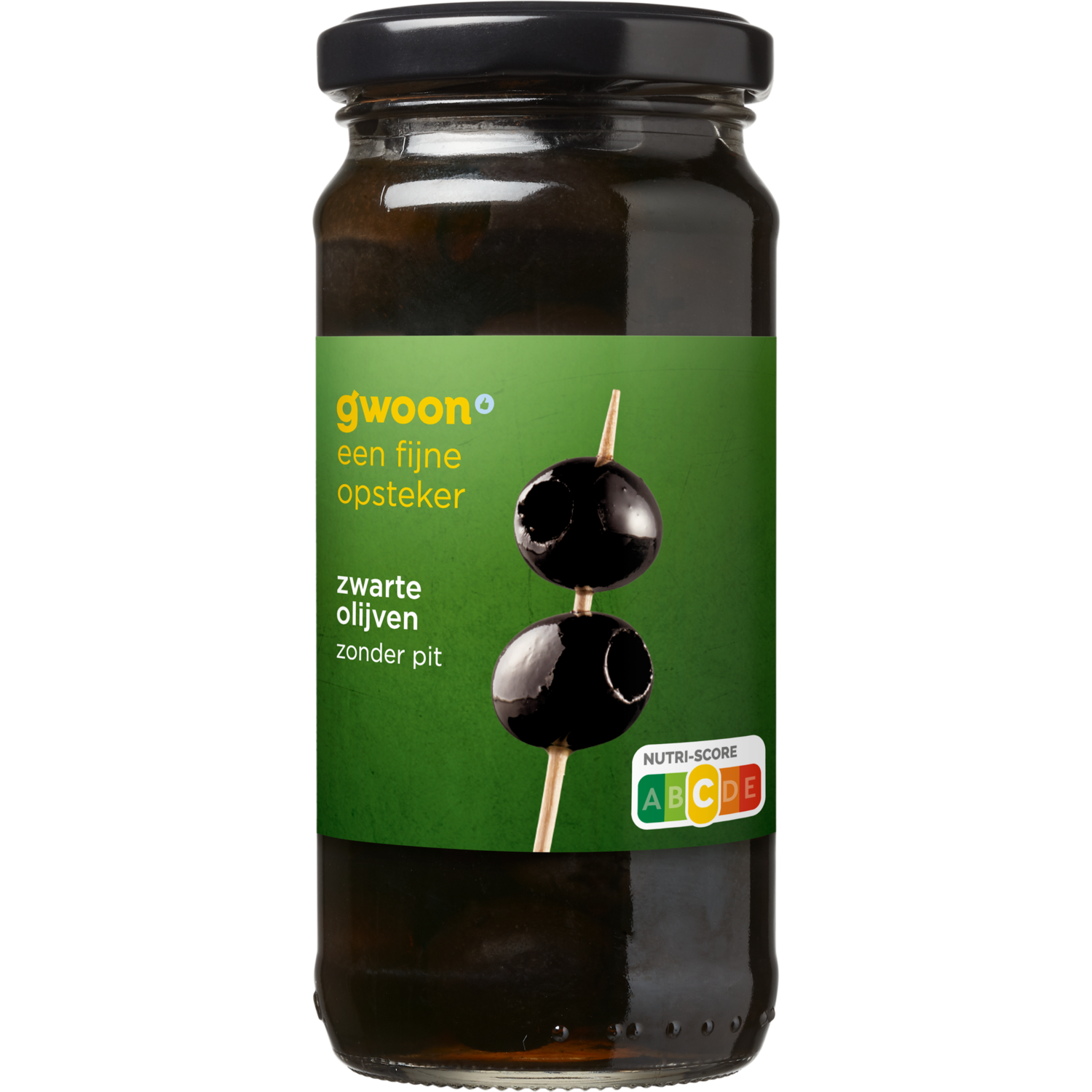 G'woon Olijven zwart zonder pit