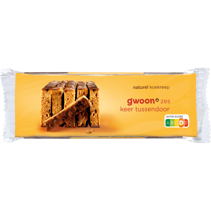 G'woon Ontbijtkoekreep 6 st.