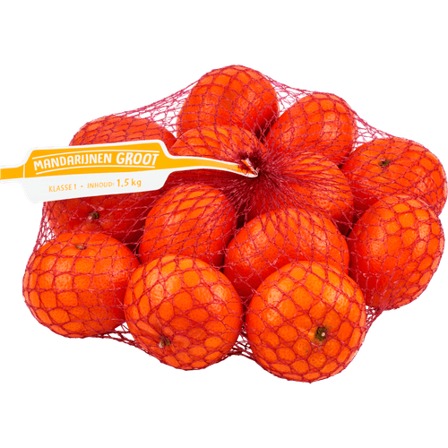 Foto van Grote mandarijnen op witte achtergrond