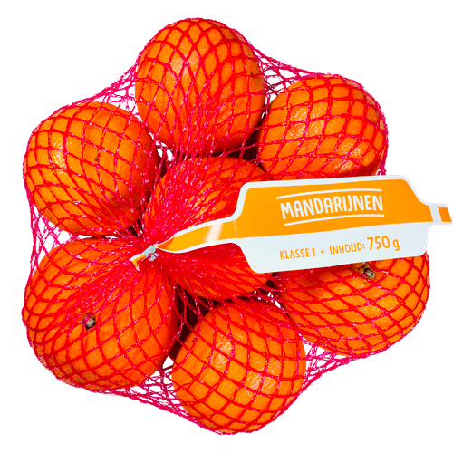 Foto van Mandarijnen op witte achtergrond