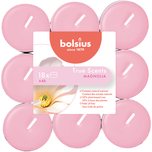 Foto van Bolsius Geurtheelichten magnolia op witte achtergrond