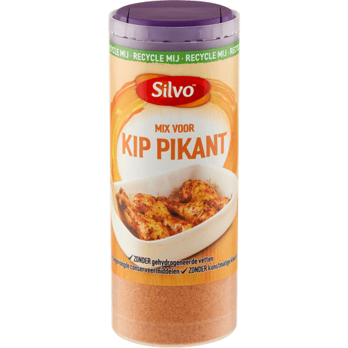 Foto van Silvo Mix voor kip pikant op witte achtergrond