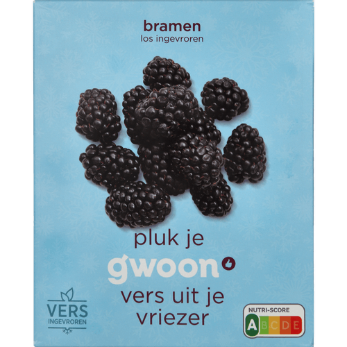 Foto van G'woon Bramen op witte achtergrond