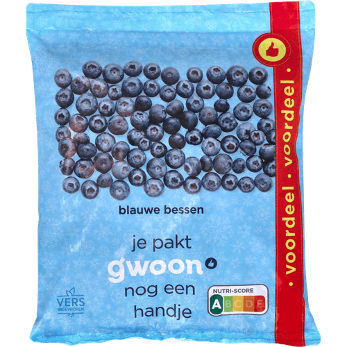 Foto van G'woon Blauwe bessen op witte achtergrond