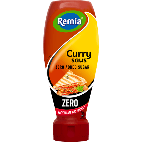 Foto van Remia Curry zero op witte achtergrond