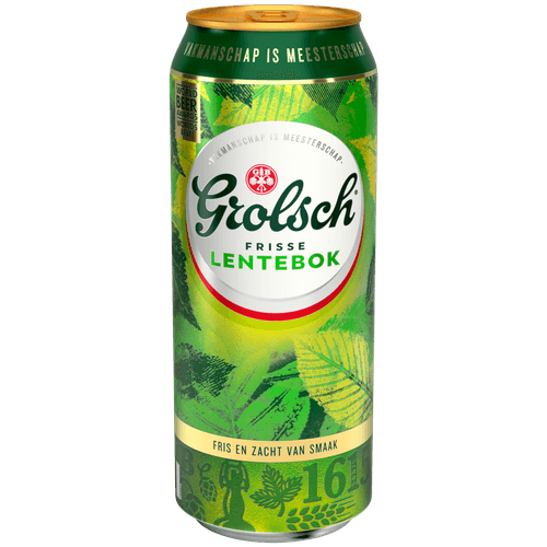 Foto van Grolsch Lentebok op witte achtergrond