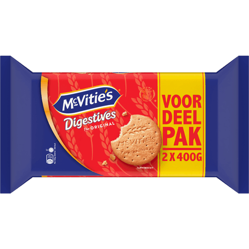 Foto van McVitie's Digestive original voordeelpak op witte achtergrond