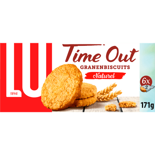Foto van Lu Time out naturel op witte achtergrond