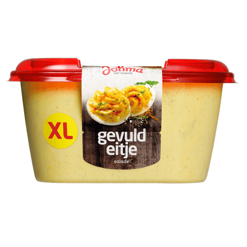 Foto van Johma Salade gevuld eitje xl op witte achtergrond