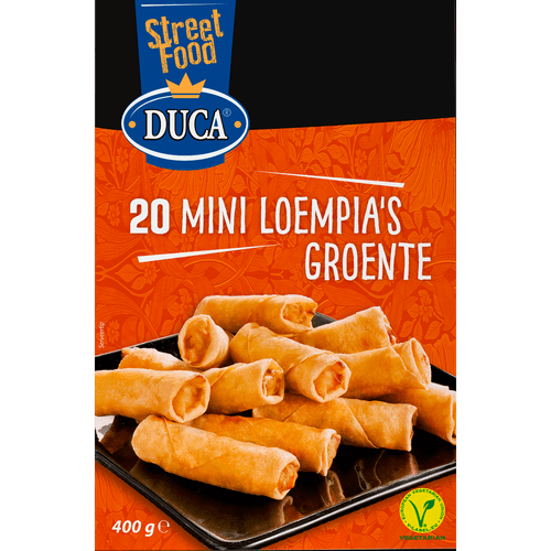 Foto van Duca Mini loempia's 20 stuks op witte achtergrond