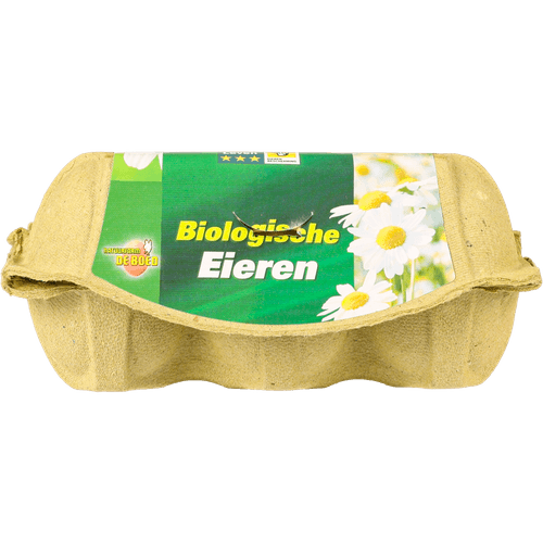 Foto van Natuurfarm Biologische eieren s/m/l/xl op witte achtergrond